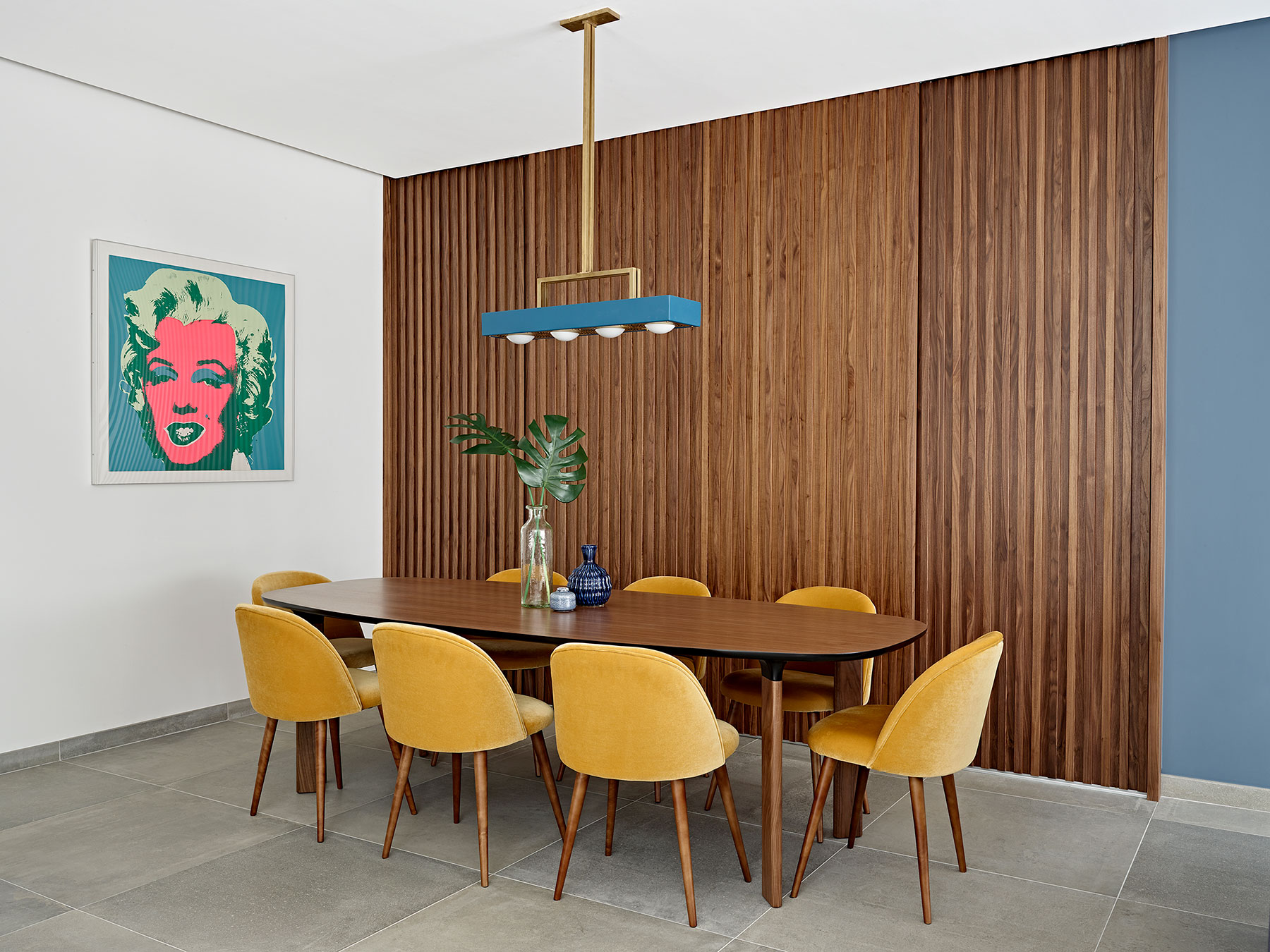 Bespoke American Black Walnut sliding doors commissioned to conceal existing niches